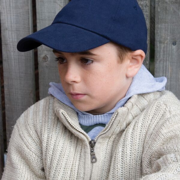 Childrens Low Profile Heavy Brushed Cotton Cap Thumbnail