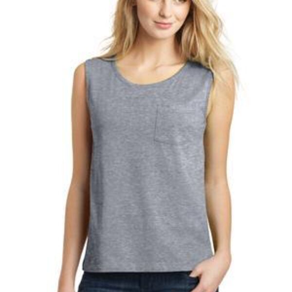 Juniors Vintage Wash Muscle Tank Thumbnail