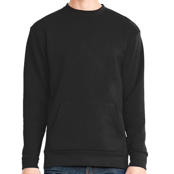 Unisex Santa Barbara Pocket Crewneck Sweatshirt Thumbnail
