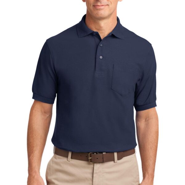 Sew N Stitches - Silk Touch™ Polo with Pocket Thumbnail