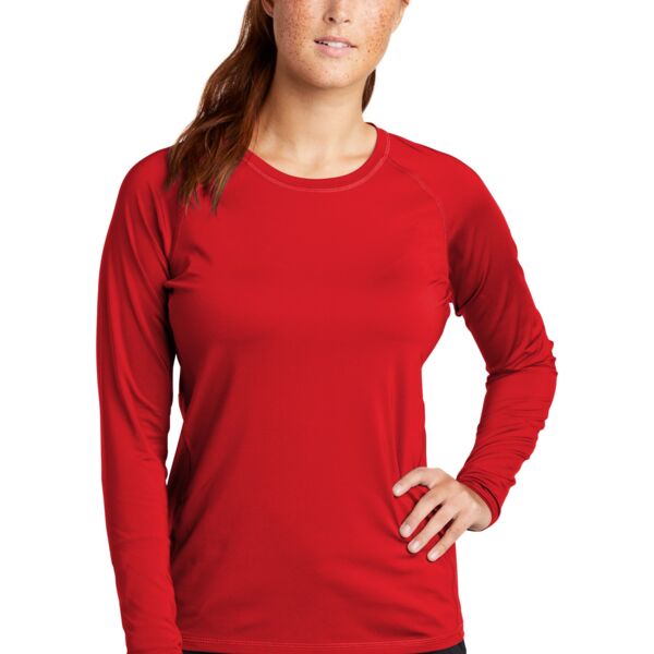 Sew N Stitches - Ladies Long Sleeve Rashguard Tee Thumbnail