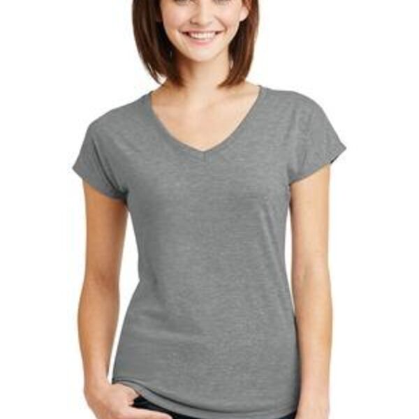 Govero Ladies Tri Blend V Neck Tee Thumbnail