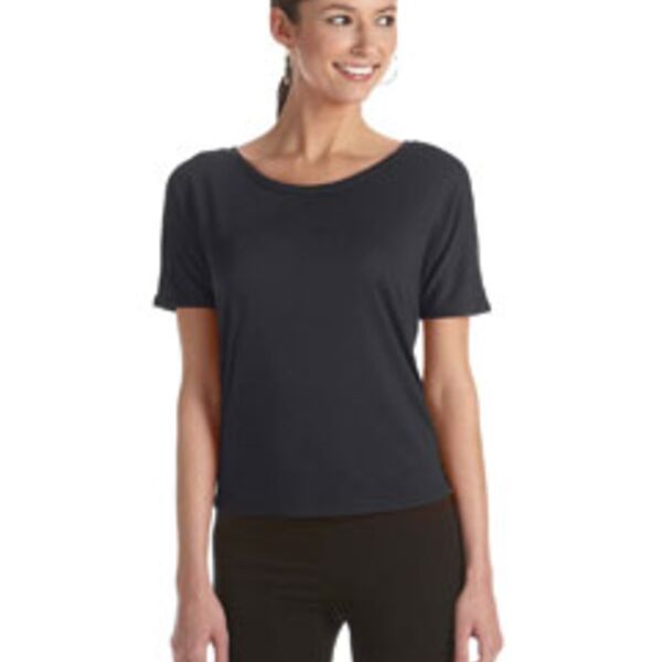 Narwhal Ladies' Flowy Open Back T-Shirt Thumbnail