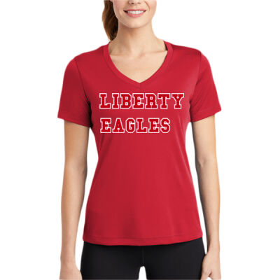 LHS -  Ladies PosiCharge ® Competitor V Neck Tee Thumbnail