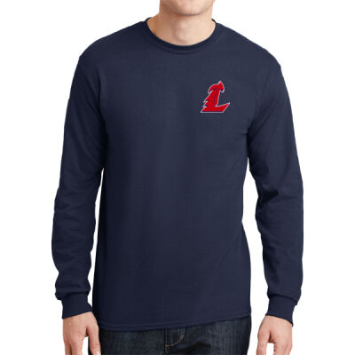 LHS - DryBlend ® 50 Cotton/50 Poly Long Sleeve T Shirt 2 Thumbnail